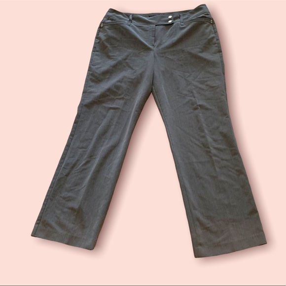Grey semi-casual pants. Hardly ever worn. Flattering fit. - Picture 2 of 5